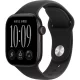 Apple Watch Series 12（GPSモデル）- 46mmブラックアルミニウムケースとブラックスポーツバンド - S/M [MJEK4X/A]