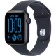Apple Watch SE 3（GPSモデル）- 44mm アルミニウムケース ミッドナイトアルミニウムケースとネイビーブルースポーツバンド - S/M [MJL74J/A]