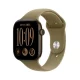 Apple Watch Series 12（GPSモデル）- 42mmダークブロンズアルミニウムケースとオリーブスポーツバンド - M/L [MJEG4X/A]