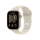 Apple Watch Series 12（GPSモデル）- 42mmライトゴールドアルミニウムケースとサンドスポーツバンド - S/M [MJED4X/A]
