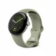 Google (グーグル) Pixel Watch 5 Wi-Fiモデル 45mm GA10896-US [Satin Pyrite アルミケース/Olive アクティブ バンド]