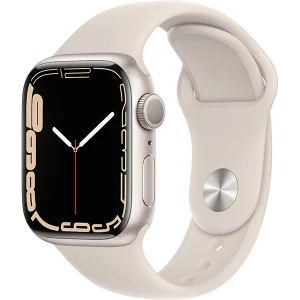 Apple Watch Series 7（GPSモデル）- 41mmスターライトアルミニウムケースとスターライトスポーツバンド - レギュラー [MKMY3J/A] 未開封買取画像
