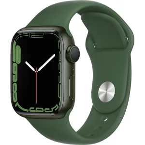 Apple Watch Series 7（GPSモデル）- 45mmグリーンアルミニウムケースとクローバースポーツバンド - レギュラー [MKN73J/A] 未開封買取画像