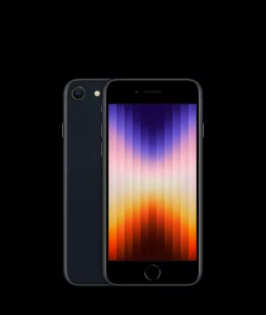 【美品】iPhone SE 64GB ミッドナイト2022年版画面も保護シート貼ってました