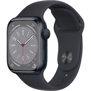 Apple Watch Series 8 （GPSモデル） 41mm ミッドナイト [MNP53J/A]の 
