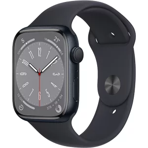 Apple Watch Series 8（GPSモデル）45mm ミッドナイト [MNP13J/A]の 