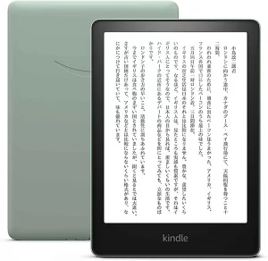 【2021モデル】Kindle Paperwhite シグニチャー エディション (32GB) 6.8インチディスプレイ ワイヤレス充電対応 明るさ自動調節機能つき　ライトグリーン買取画像