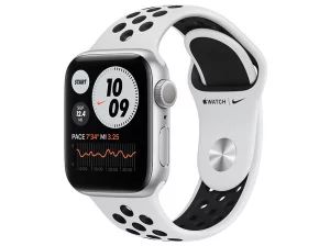 Apple Watch Nike Series 6 GPSモデル 40mm M00T3J/A [ピュアプラチナム/ブラックNikeバンド]買取画像