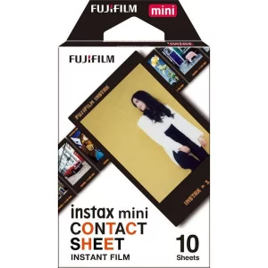 FUJIFILM インスタントカメラ チェキ用フィルム 10枚入 コンタクトシート INSTAX MINI CONTACT WW 1買取画像