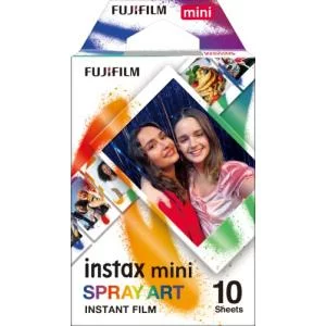 FUJIFILM (富士フィルム) チェキ用フィルム 10枚入 絵柄 (スプレーアート) INSTAX MINI SPRAY ART WW 1買取画像