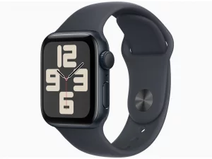 Apple Watch SE 第2世代 (GPSモデル) 40mm ミッドナイトスポーツバンド  S/M [MXE73J/A]買取画像