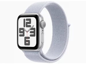 Apple Watch SE 第2世代 (GPSモデル) 44mm シルバー・ブルークラウドスポーツループ [MXET3J/A]買取画像