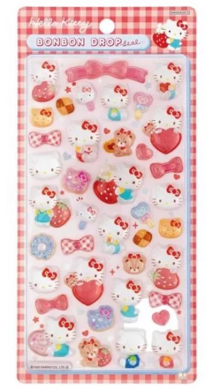 ボンボンドロップシール ハローキティ 赤 [S8812098]買取画像