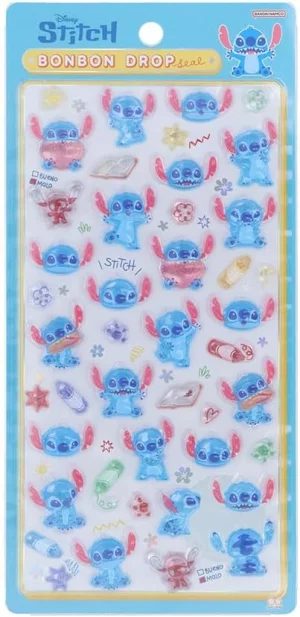 ボンボンドロップシール スティッチ らくがき [S8812047]買取画像