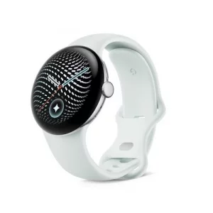 Google (グーグル) Pixel Watch 5 Wi-Fiモデル 45mm GA10892-US [Polished Silver アルミケース/Fog アクティブ バンド]