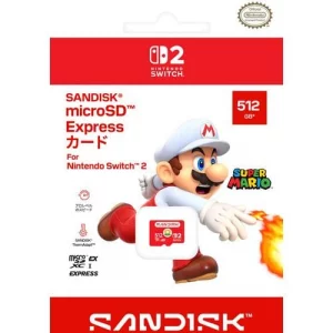 SanDisk microSD Express Card 512GB for Nintendo Switch 2 BEE-A-SD02C