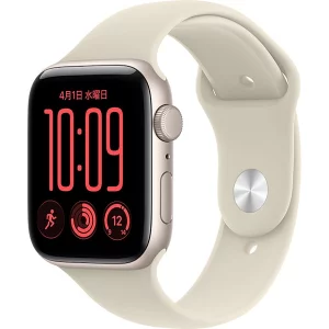 Apple Watch SE 3（GPSモデル）- 44mm アルミニウムケース  スターライトアルミニウムケースとサンドスポーツバンド - M/L [MJL54J/A]