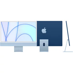 アップル Apple Apple iMac 24インチ Retina 4.5Kディスプレイ Apple M1チップ/8コアCPU/8コアGPU/SSD 256GB/メモリ 8GB/ブルー [MGPK3J/A]買取画像