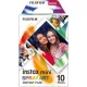 FUJIFILM (富士フィルム) チェキ用フィルム 10枚入 絵柄 (スプレーアート) INSTAX MINI SPRAY ART WW 1